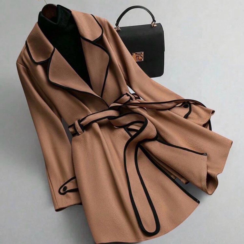 Elegant Tan Women's Coat